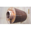 Extruded High Copper Radiator Finned Tubes 10.5mm